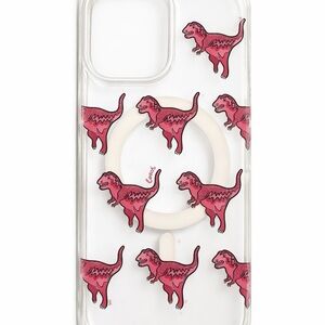Coach Pink Dinosaur Phone Case